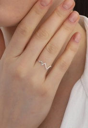 Heliophilia Silver Anillo de Plata de Ley 925 Talla Libre
